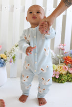 Load image into Gallery viewer, Sunny (Blue) Knit Romper