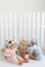 Load image into Gallery viewer, Sunny (Blue) Knit Romper