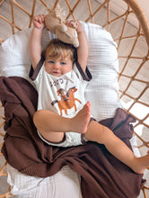 Load image into Gallery viewer, 'Howdy' Slouch Romper - Milk