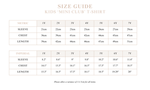 Kid's 'Mini Club' Oversized Tee - Sea Salt