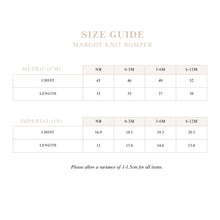 Load image into Gallery viewer, Margot Knit Romper - Milk