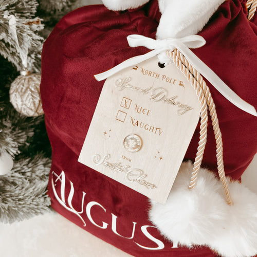 Special Delivery Tag - Wooden (2024 design)