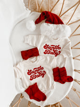 Load image into Gallery viewer, Vintage &#39;Santa Baby&#39; Long Sleeve Bubble Romper
