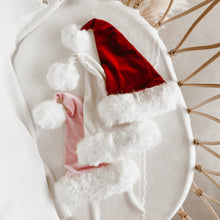 Load image into Gallery viewer, Velvet Santa Hat - Burgundy - PRE ORDER DISPATCH SEPTEMBER