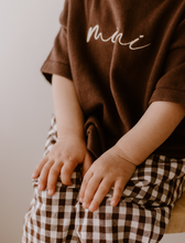 Load image into Gallery viewer, Kid&#39;s Cocoa Gingham Pants