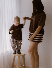 Load image into Gallery viewer, Kid&#39;s Cocoa Gingham Pants
