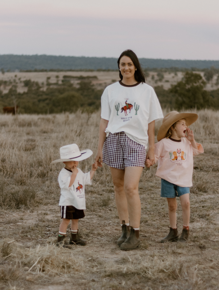 Kids 'Hold Your Horses' Slouch Tee