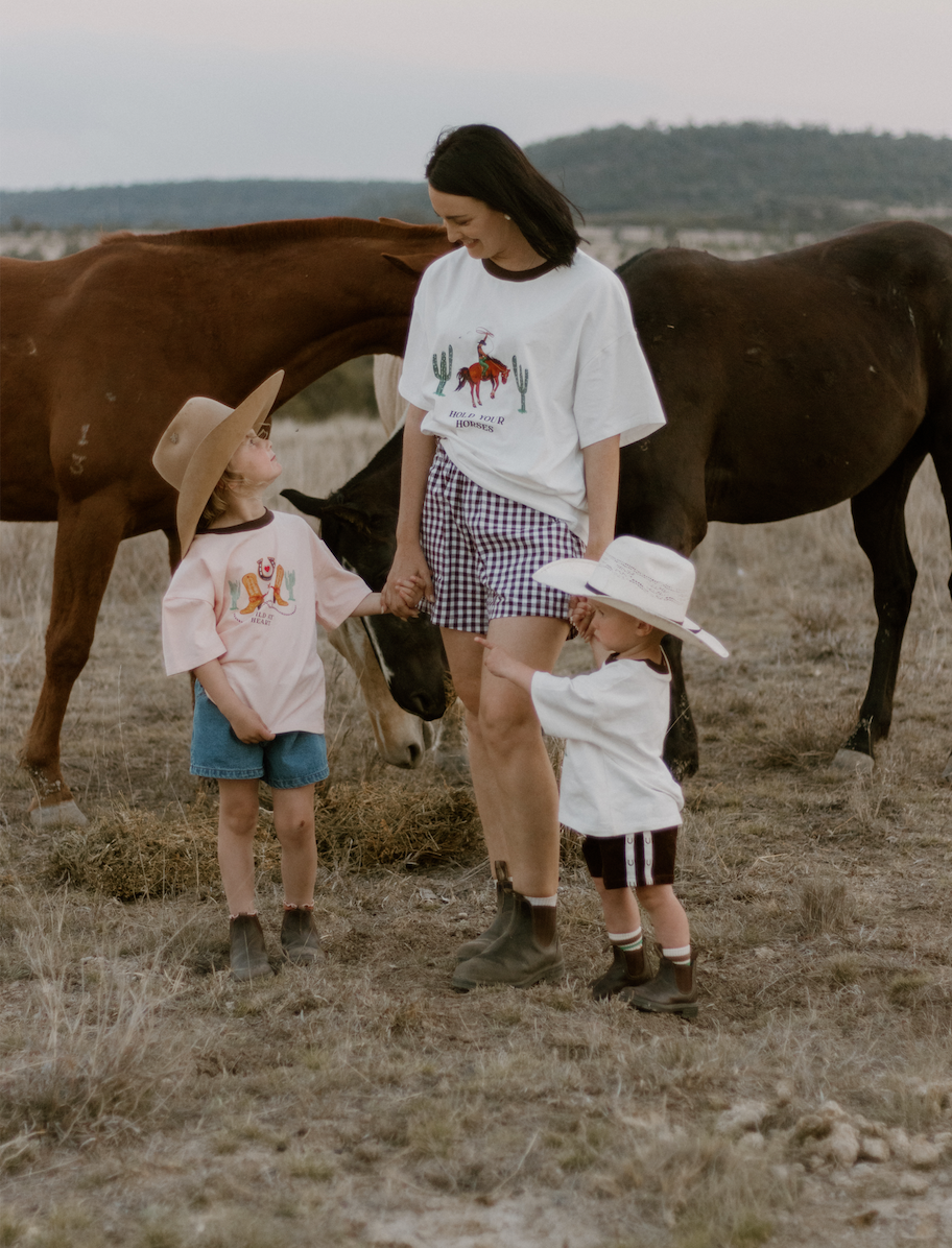 Kids 'Hold Your Horses' Slouch Tee