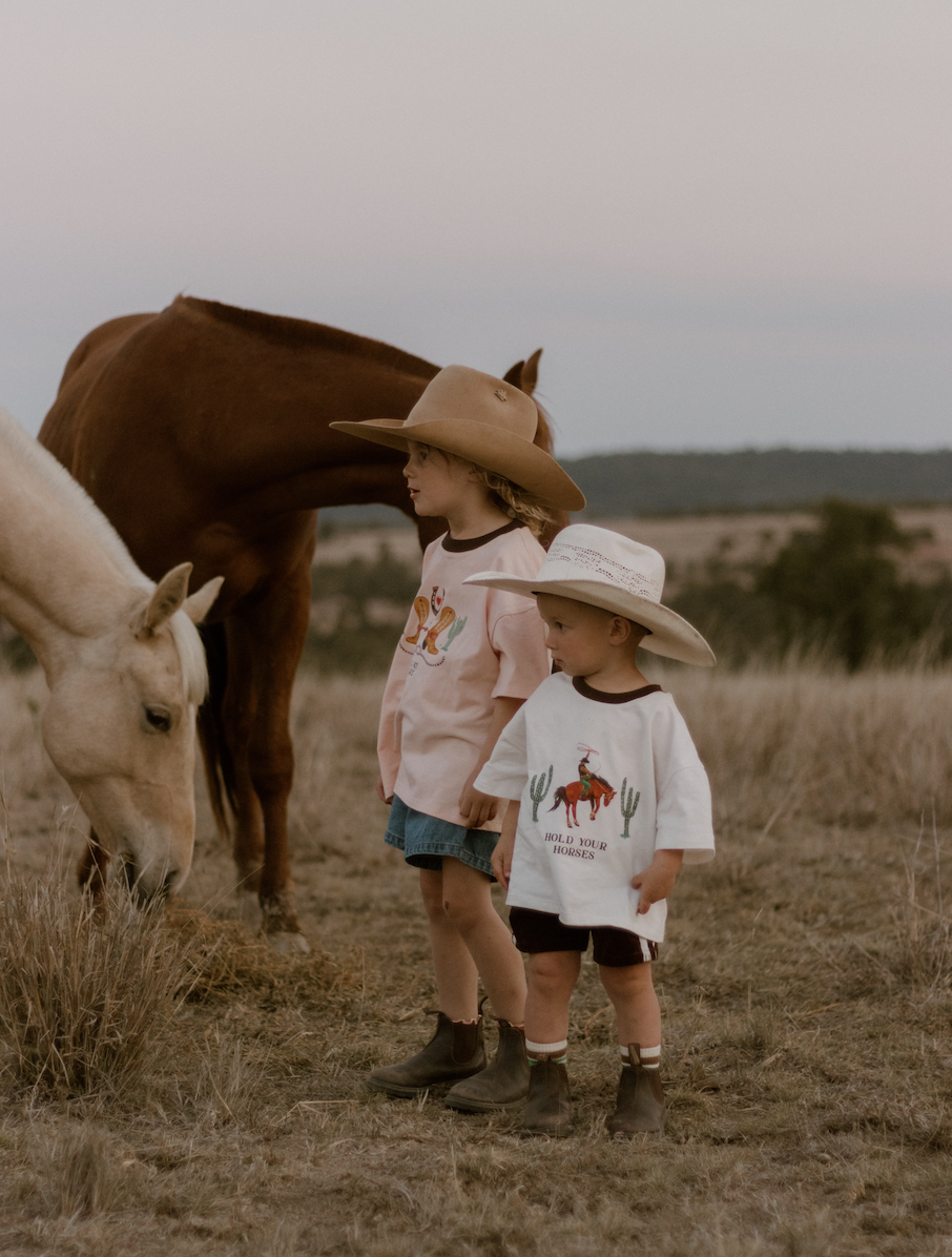 Kids 'Hold Your Horses' Slouch Tee