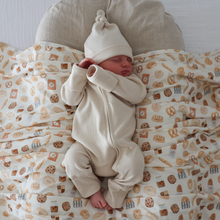 Load image into Gallery viewer, Cotton Growsuit - Vanilla Bean