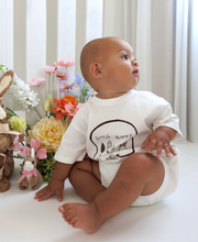Load image into Gallery viewer, Easter Slouch Romper - Milk Chocolate
