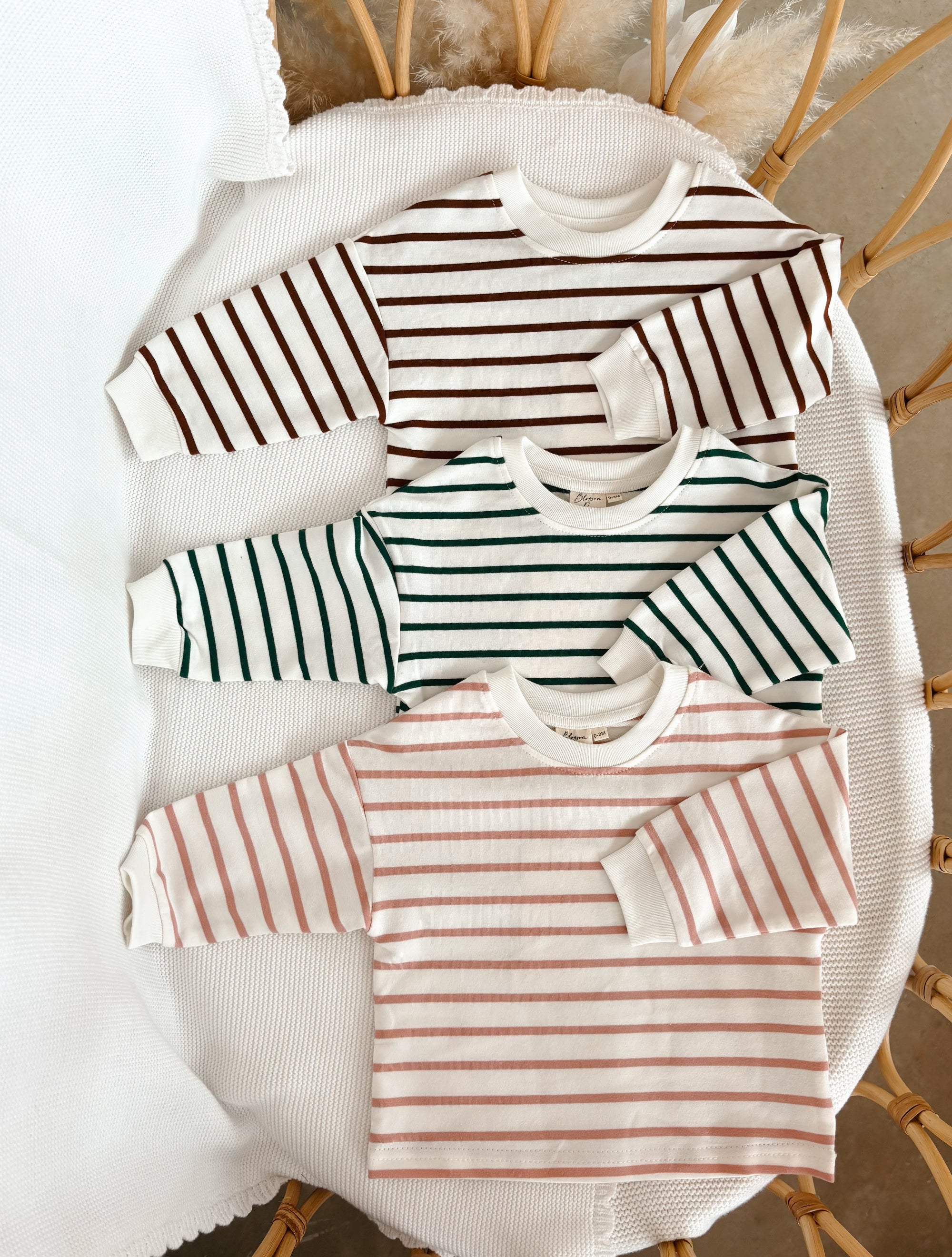 Stripe Long Sleeve - Forest