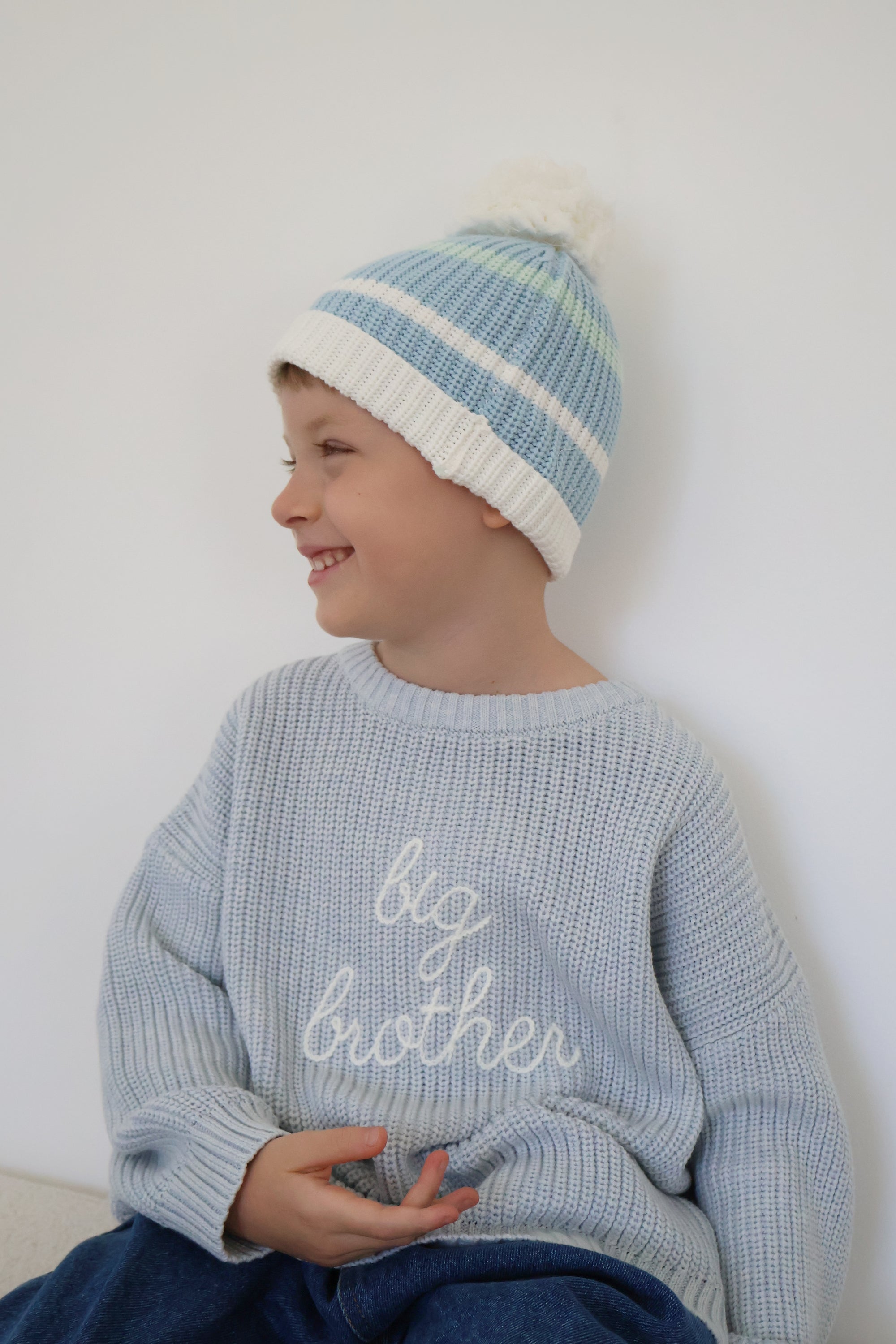 Mini Knit Beanie - Mint Sherbet
