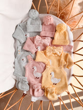Load image into Gallery viewer, Goose Chunky Knit Romper - Pink Lemonade