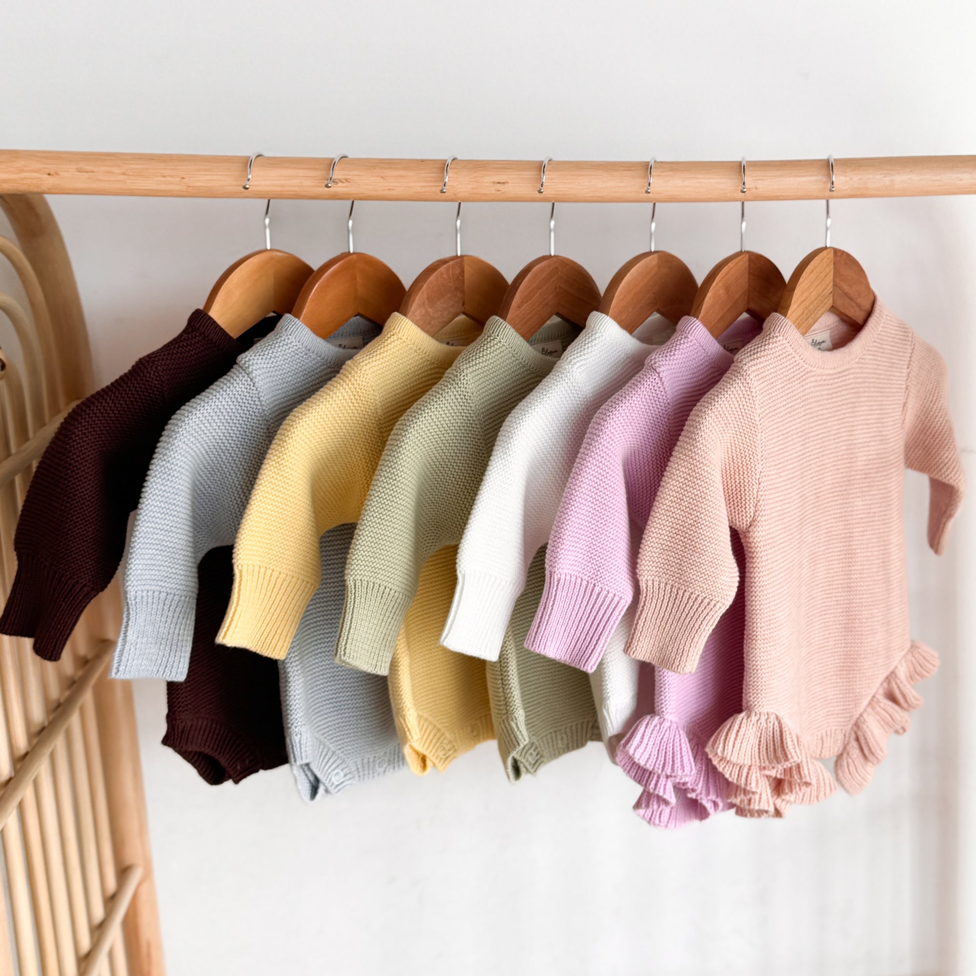 Long Sleeve Knit Romper - Milk