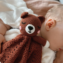 Load image into Gallery viewer, Charlie Bear - Heirloom Crochet Lovey Comforter