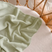 Load image into Gallery viewer, Heirloom Knit Blanket - Apple