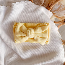 Load image into Gallery viewer, Knit Topknot - Lemon