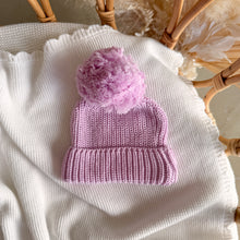 Load image into Gallery viewer, Mini Knit Beanie - Lilac