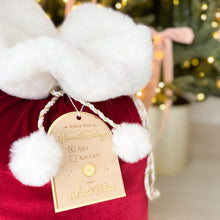 Load image into Gallery viewer, Holiday Santa Sack - Burgundy (Non Personalised)