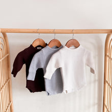 Load image into Gallery viewer, Long Sleeve Knit Romper - Powder Blue