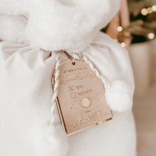 Load image into Gallery viewer, Holiday Santa Sack- Ivory (Non Personalised)