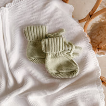Load image into Gallery viewer, Mini Knit Booties - Apple