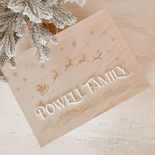 Load image into Gallery viewer, Wooden Personalised Christmas Keepsake Box (PRE ORDER EST. DISPATCH MID-OCTOBER)