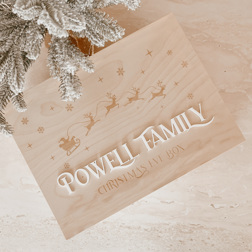 Wooden Personalised Christmas Keepsake Box (PRE ORDER EST. DISPATCH MID-OCTOBER)