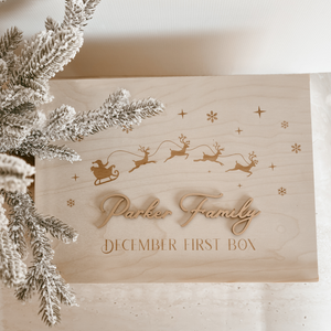 Wooden Personalised Christmas Keepsake Box (PRE ORDER EST. DISPATCH MID-OCTOBER)