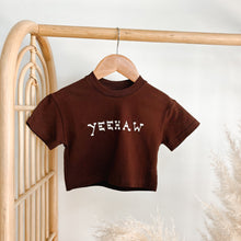 Load image into Gallery viewer, 'Yeehaw' Slouch Tee - Espresso