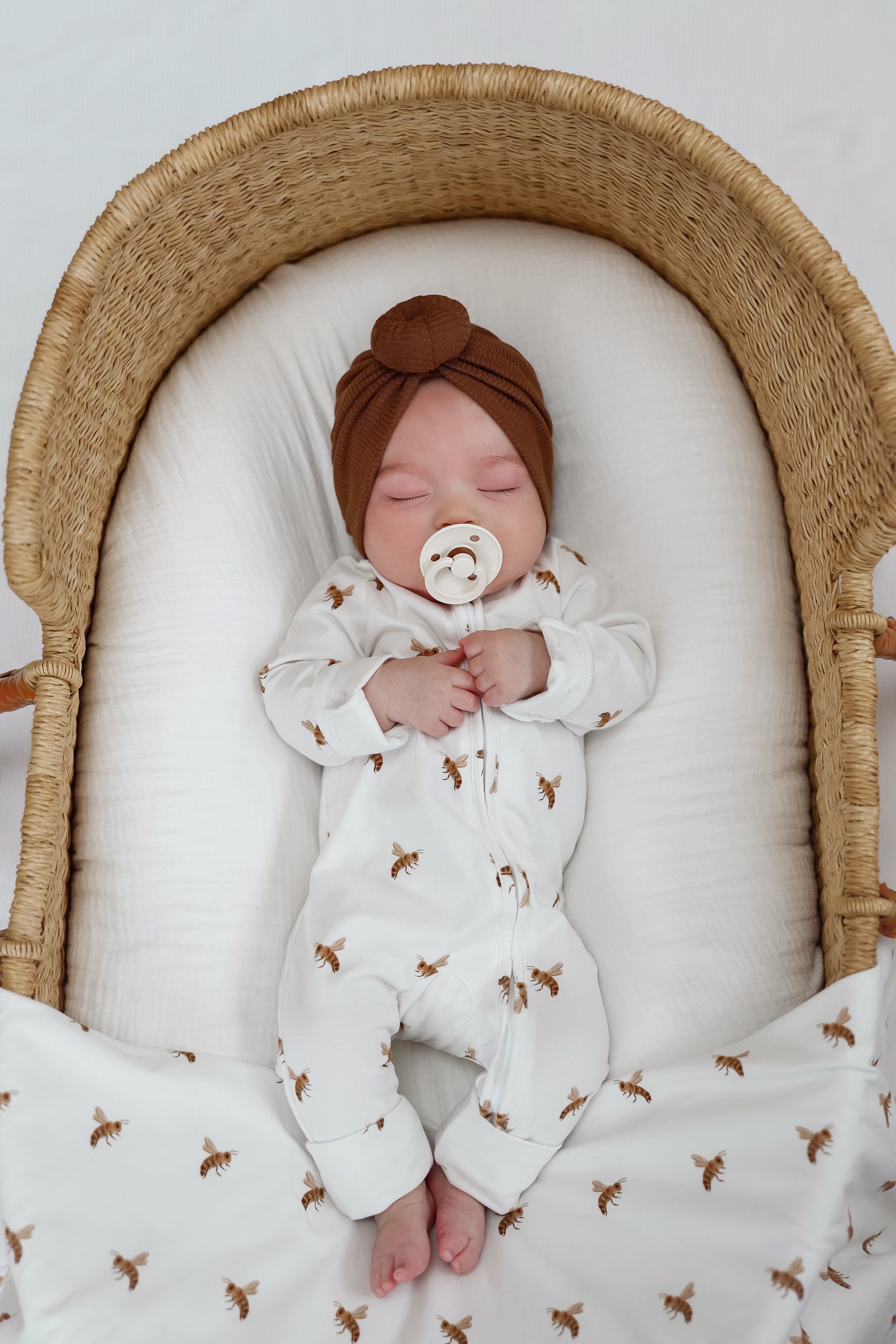 Cotton Growsuit - Honey Bee