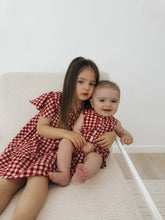 Load image into Gallery viewer, Red Gingham Playsuit