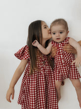 Load image into Gallery viewer, Red Gingham Playsuit