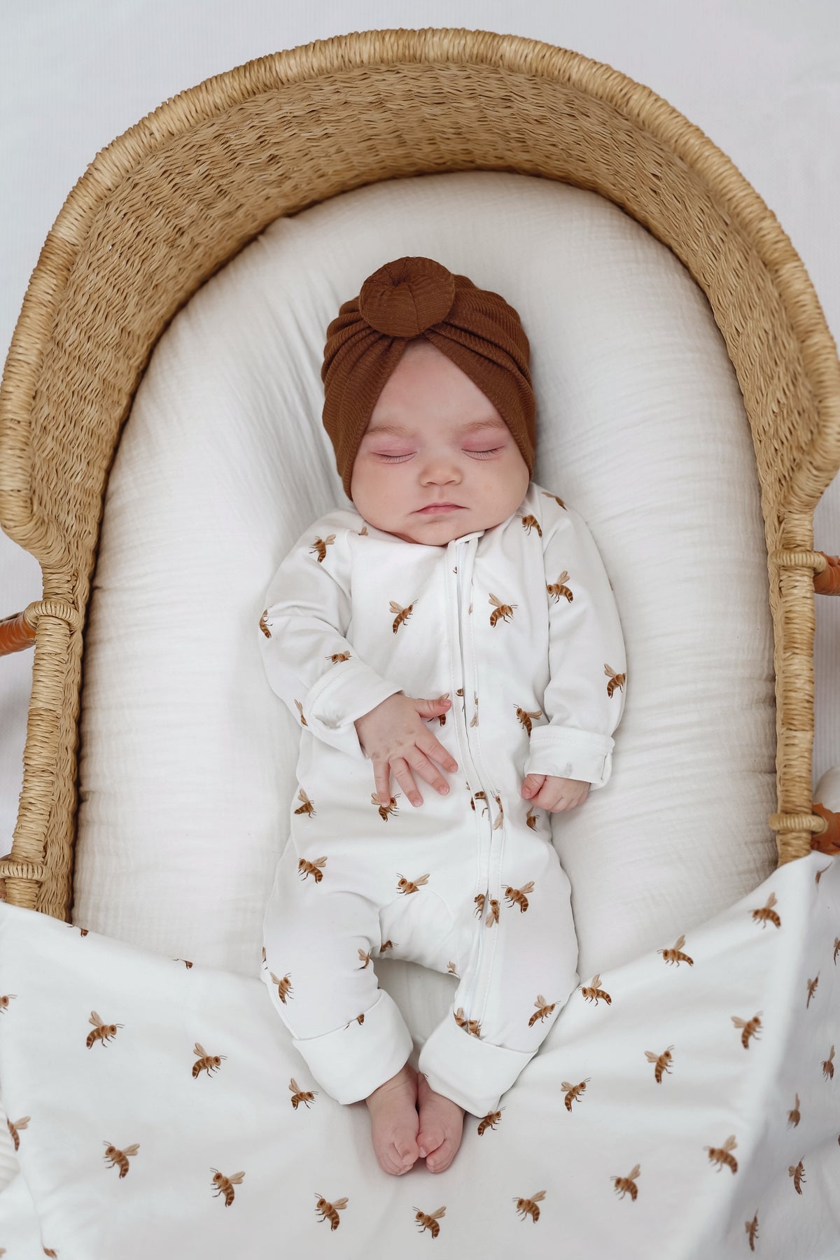 Cotton Swaddle - Honey Bee