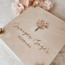 Load image into Gallery viewer, Personalised Wooden Flower Press