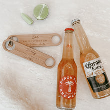 Load image into Gallery viewer, Personalised Wooden Bottle Opener