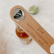 Load image into Gallery viewer, Personalised Wooden Bottle Opener