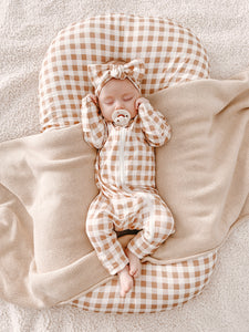 Long Sleeve Baby Zip Growsuit