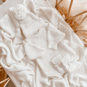 Chunky Knit Booties - Newborn-6M