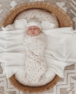 Blossom Bamboo Jersey Stretch Swaddle