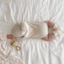 Load image into Gallery viewer, &#39;Little Honey&#39; Chunky Knit Romper - Honey