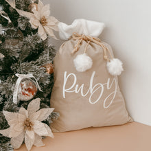 Load image into Gallery viewer, Personalised Holiday Santa Sack (2024 Design)