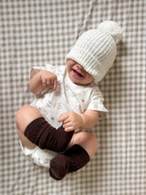 Load image into Gallery viewer, Mini Knit Beanie - Milk