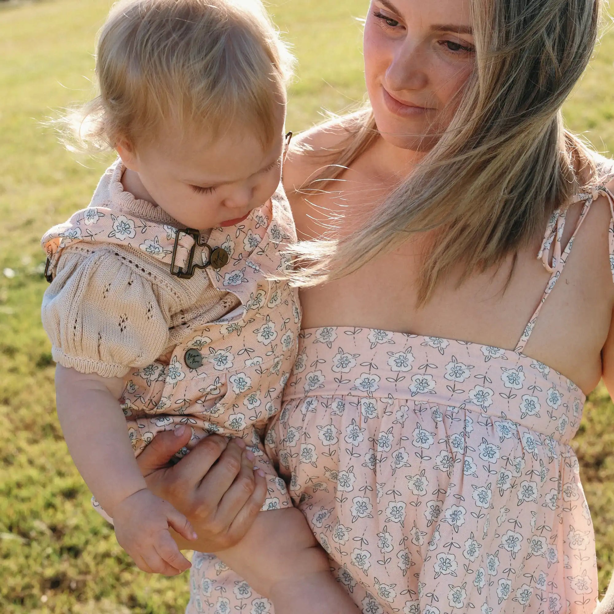 'Wildflower' Denim Shortalls