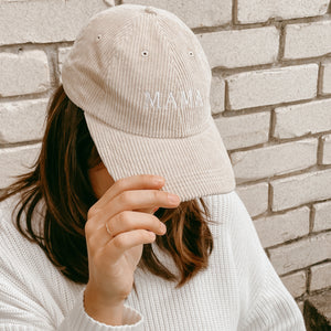 'Mama' Corduroy Cap