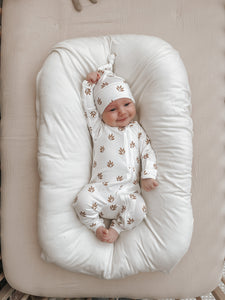 Long Sleeve Baby Zip Growsuit