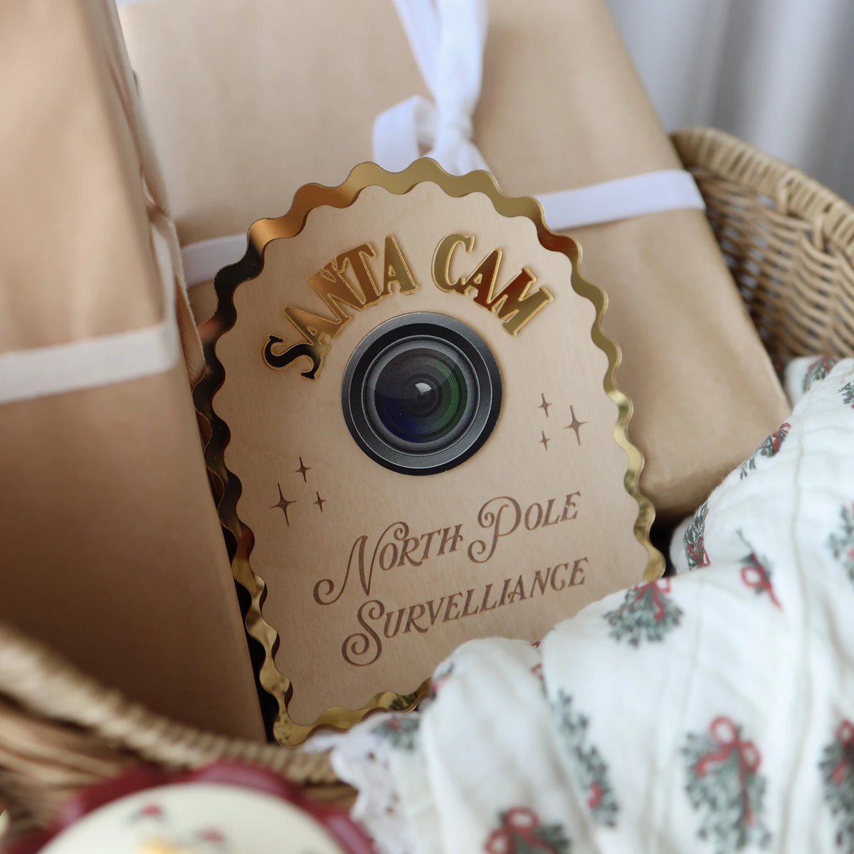 Santa Cam North Pole Surveillance Plaque