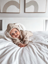 Load image into Gallery viewer, Flopsy Zip Romper - Biscuit