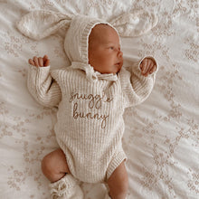 Load image into Gallery viewer, 'Snuggle Bunny' Chunky Knit Romper - Honey